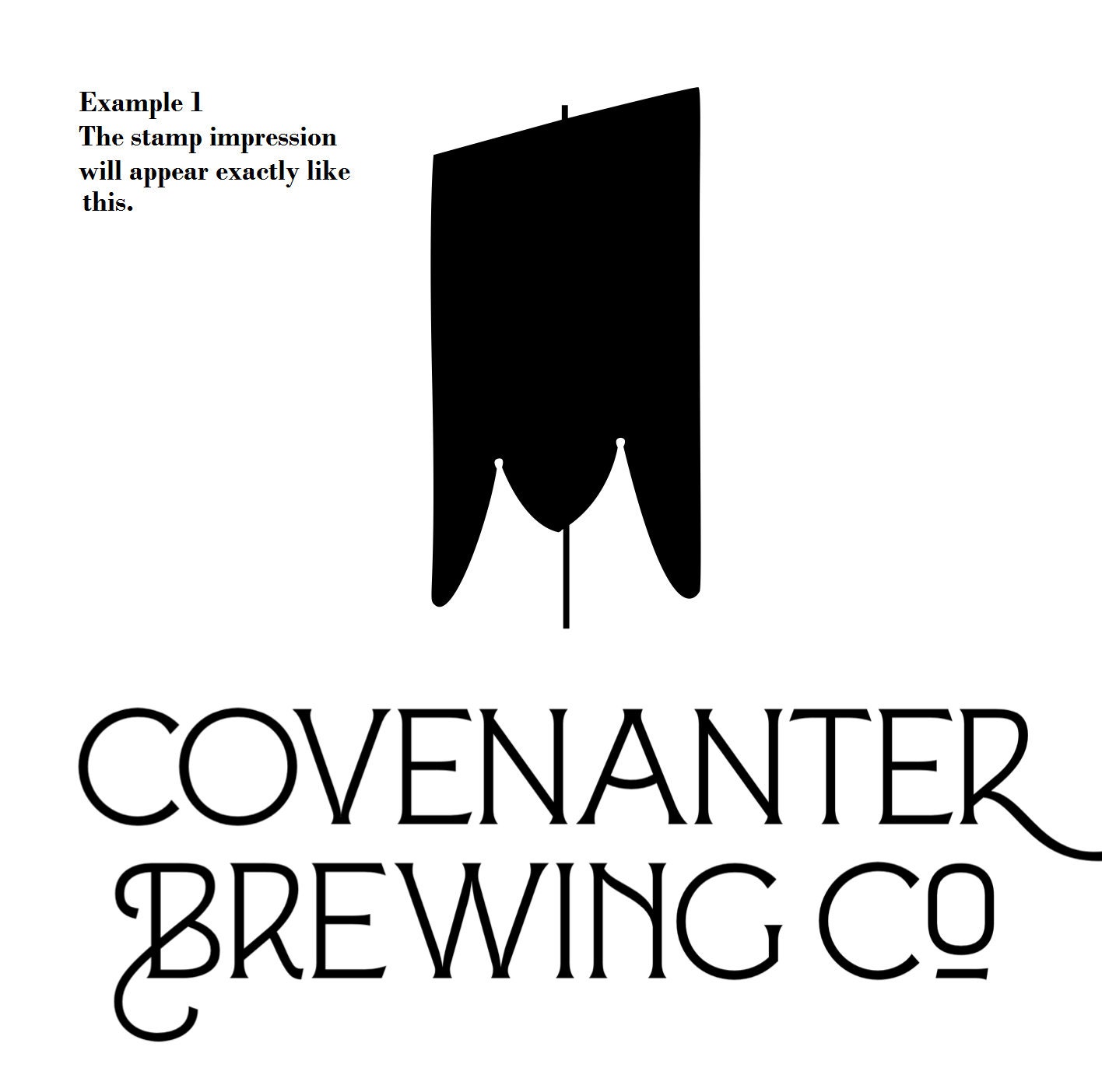 Custom Cling Stampone Inch Stamp2 Inch Stamplogo Etsy