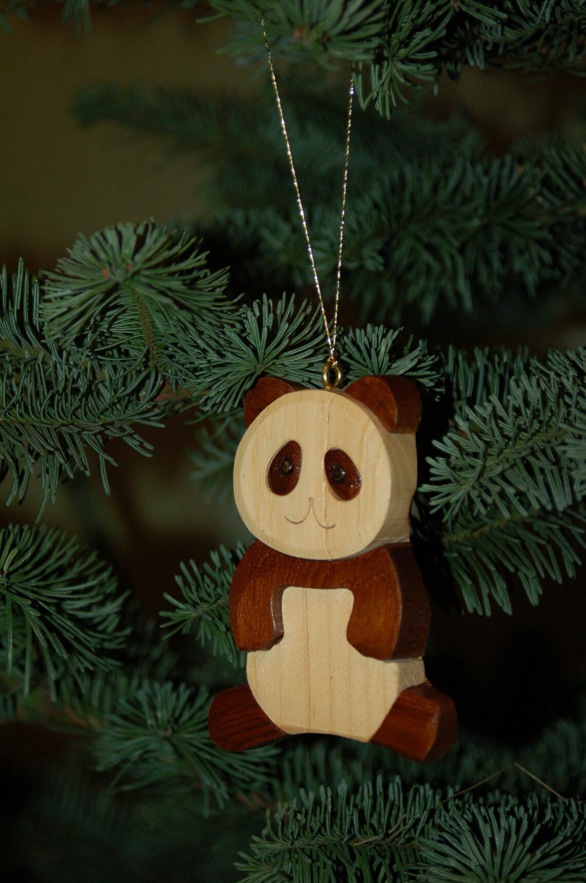 Panda Christmas Ornament 