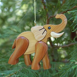 ELEPHANT BULL. Christmas Ornament. Goes nicely with mama elephant. image 3