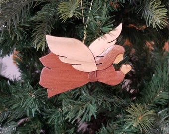 ANGEL CHRISTMAS ORNAMENT.  A meaningful symbol, and a unique heirloom for your tree.