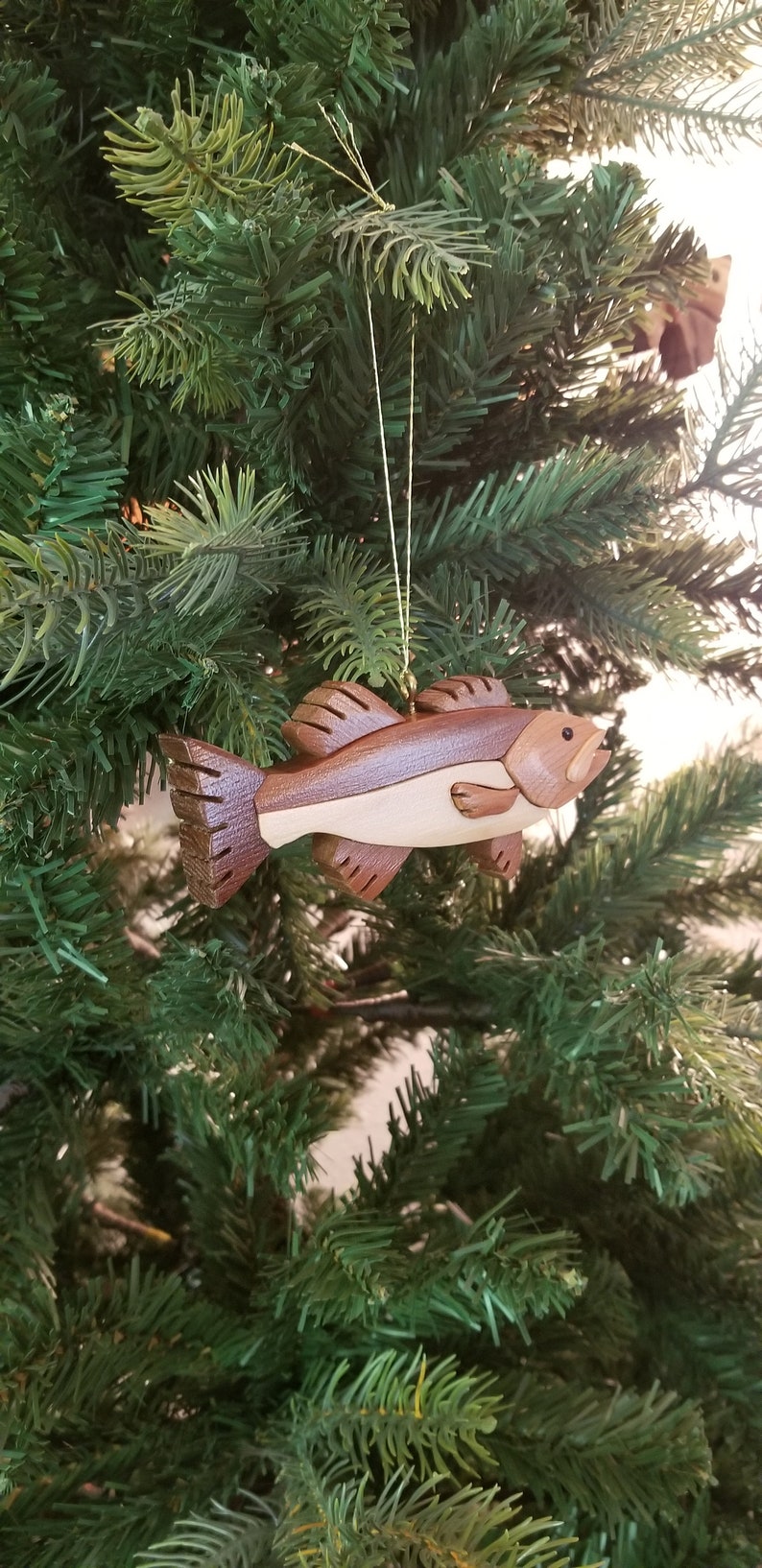 BASS Christmas Ornament. for the Fisherman in You Life. Etsy