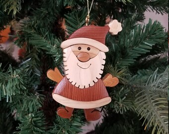 SANTA CLAUS STANDING.  New for 2022!  A classic addition to your tree.