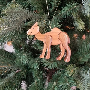 CAMEL Christmas Ornament. Cute and whimsical. image 1