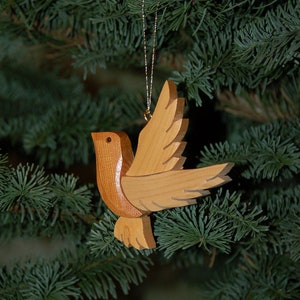 DOVE CHRISTMAS Ornament. On sale until sold out.. Trim the tree with meaningful symbols like our peace dove ornament. image 3
