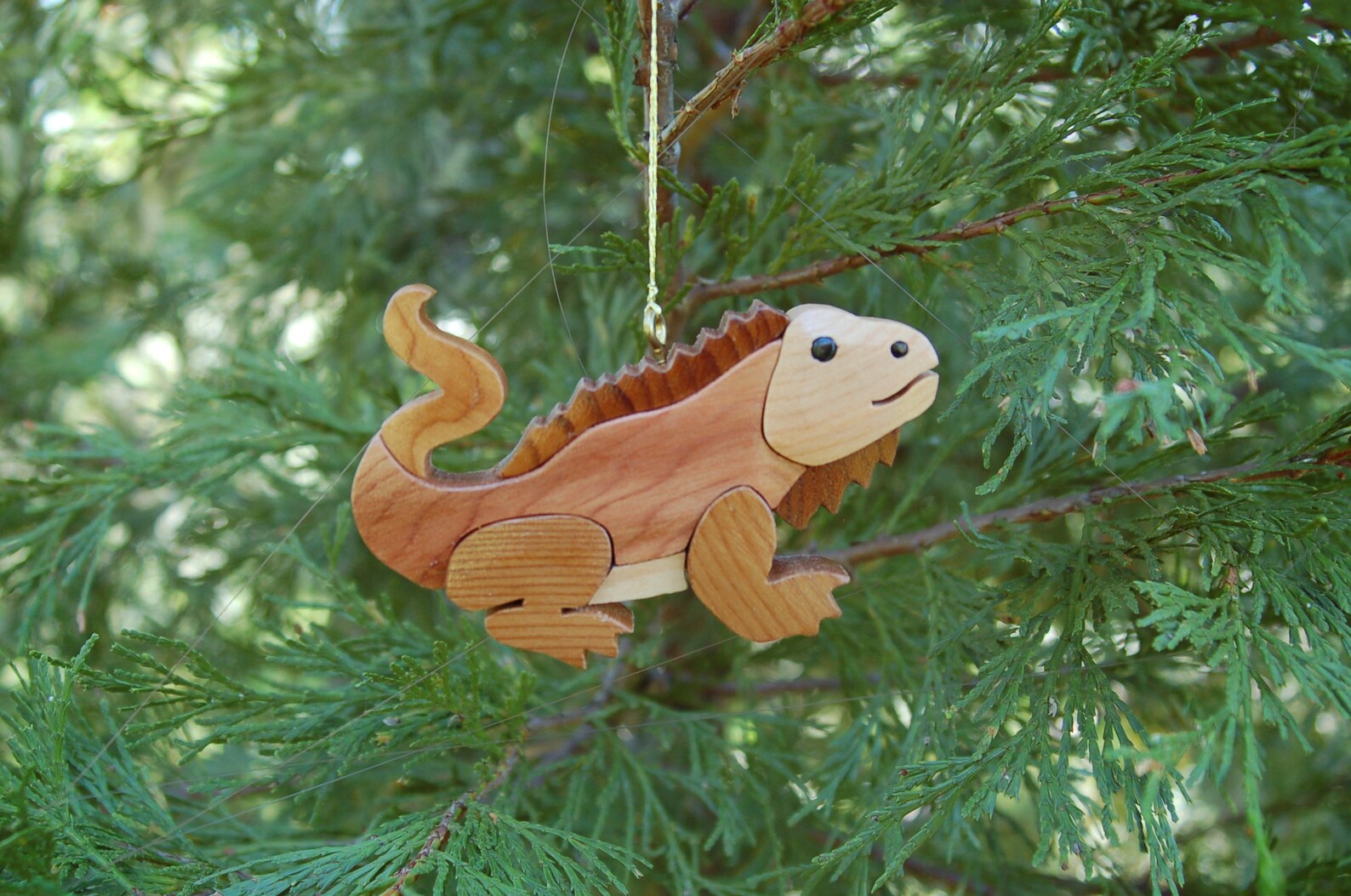 IGUANA LIZARD Christmas Ornament. We make reptiles with lots | Etsy