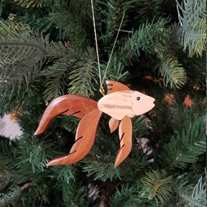KOI FISH Christmas Ornament.    Graceful in the water, beautiful on your tree.