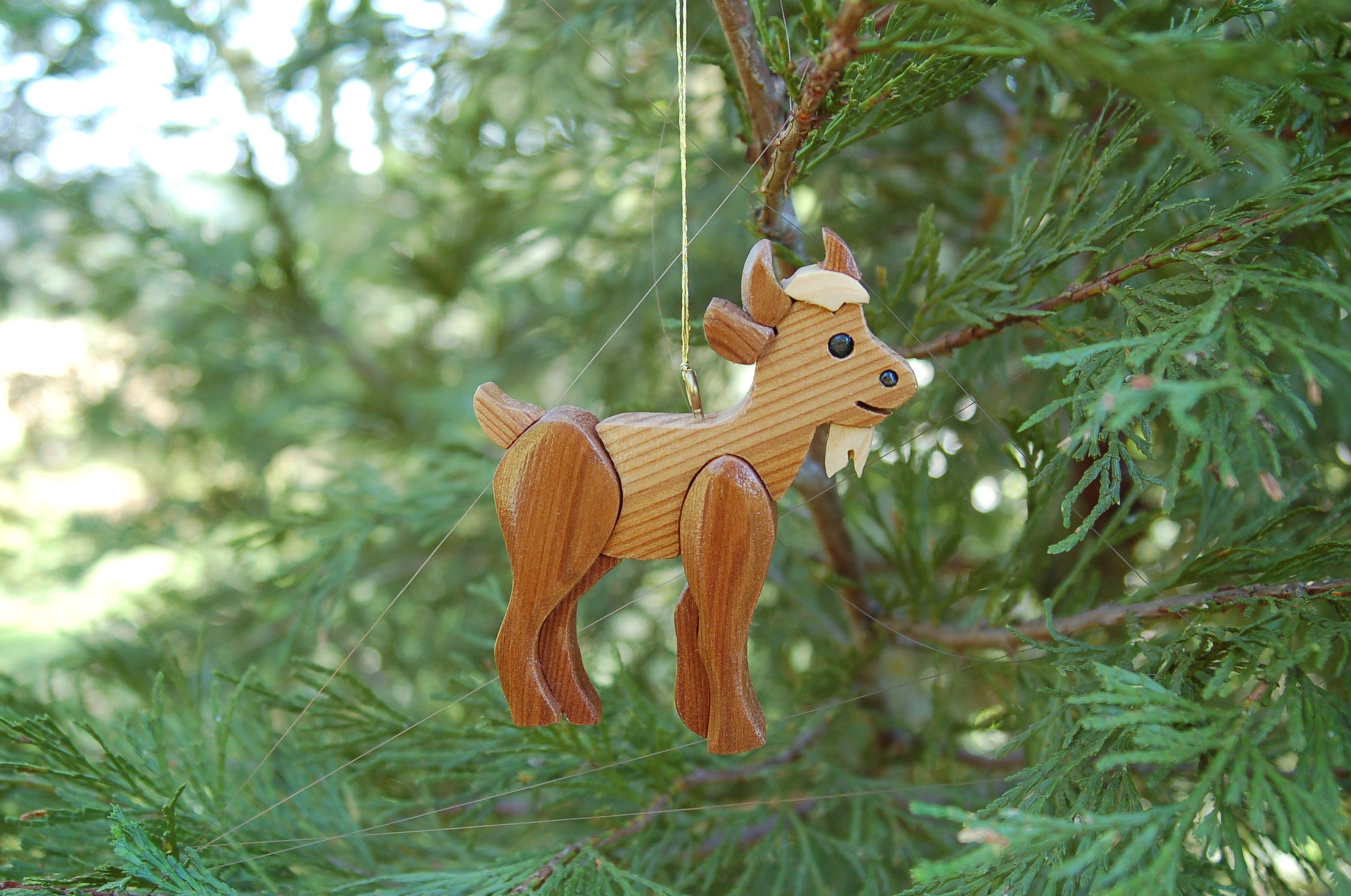 Goat Christmas Ornament 
