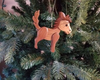 Donkey Christmas Ornament.
