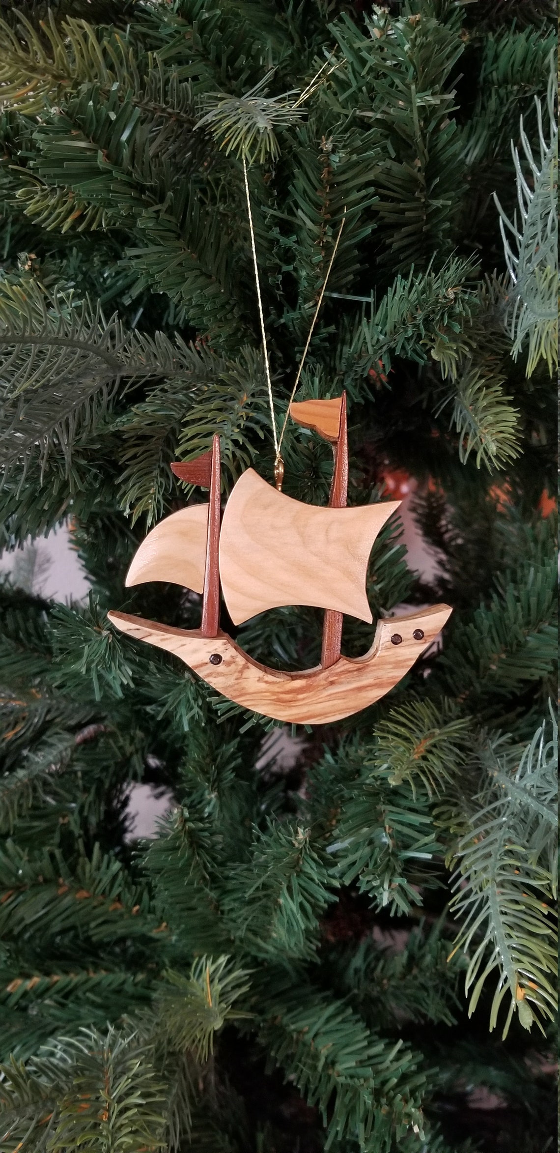 SAILING SHIP CHRISTMAS Ornament. the Little or Big Buccaneers - Etsy