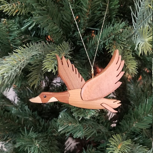 GOOSE CHRISTMAS ORNAMENT. Perfect for the Bird Lover or Hunter Etsy
