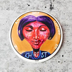 Christian Stickers Waterproof Jesus Stickers Vinyl Sticker For Water Bottle Positive Mental Health