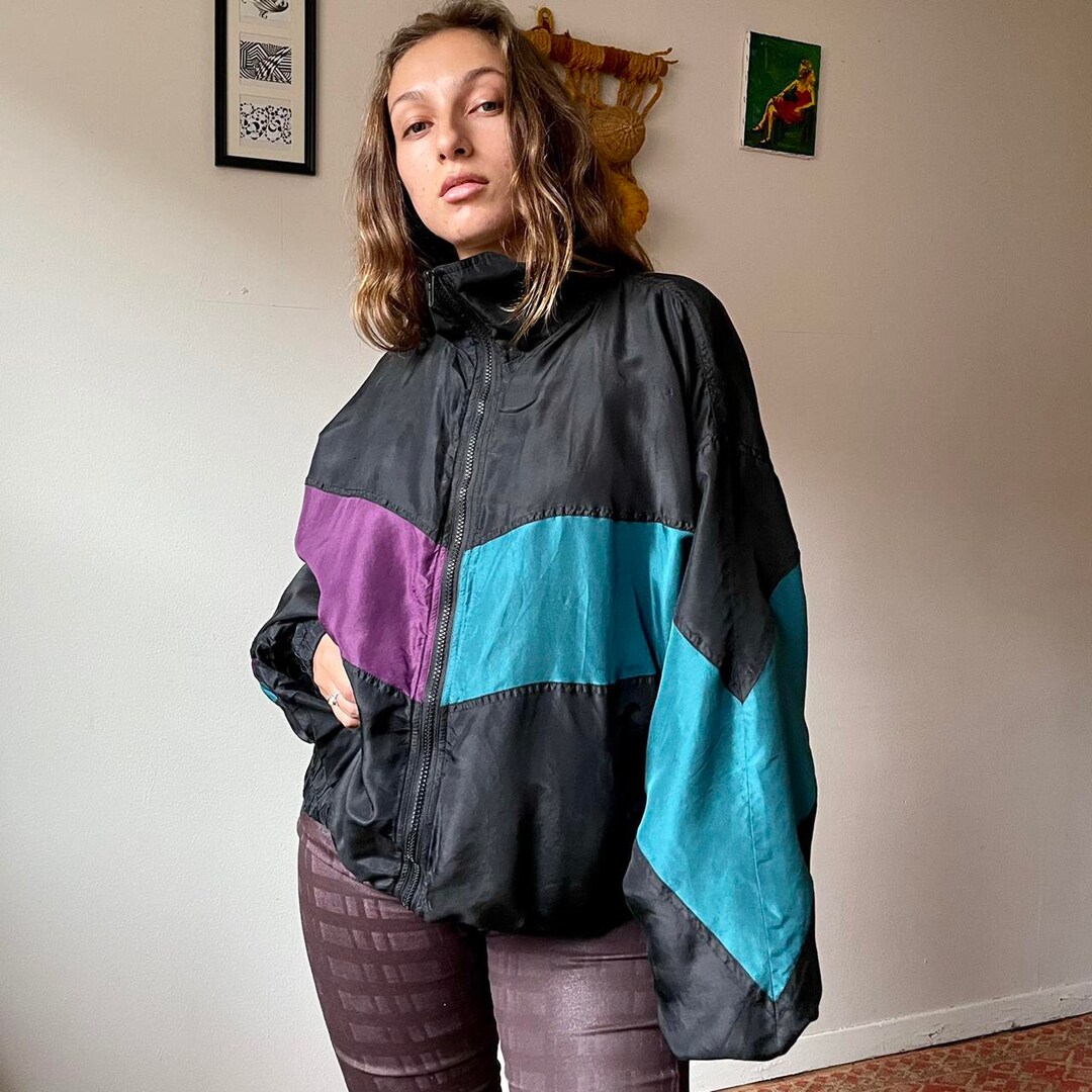 Vintage 80s Silk Shirt Company Track Jacket - Etsy