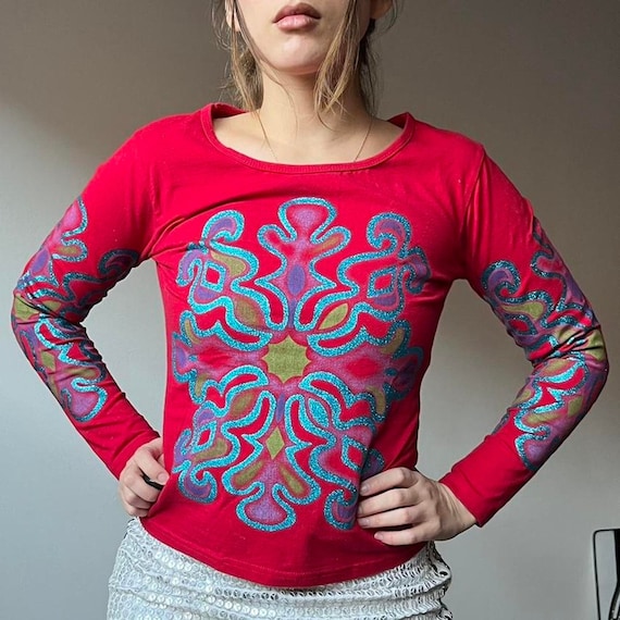 morgan de toi butterfly top