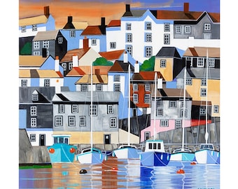 Mevagissey by Carolyn Tyrer - Limited Edition Print