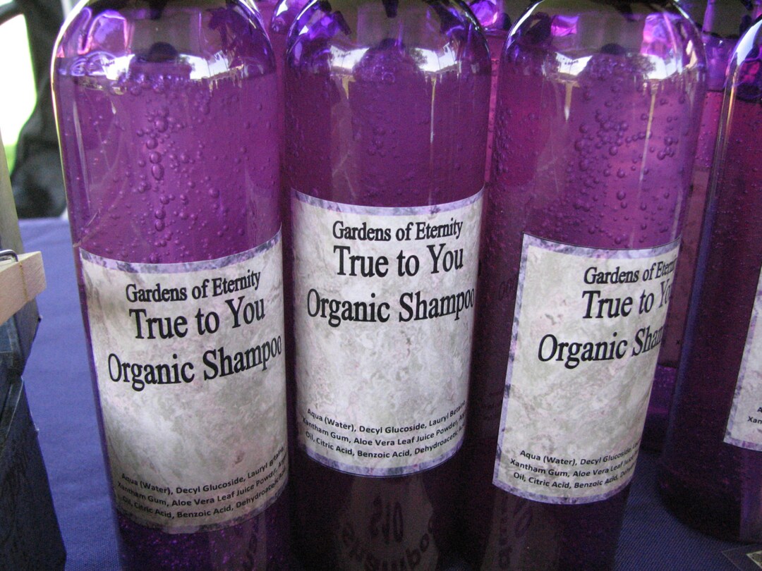 Organic Shampoo Infused With Argan Oil. Etsy