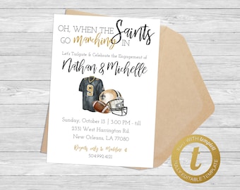Saints Invitations Etsy Ireland