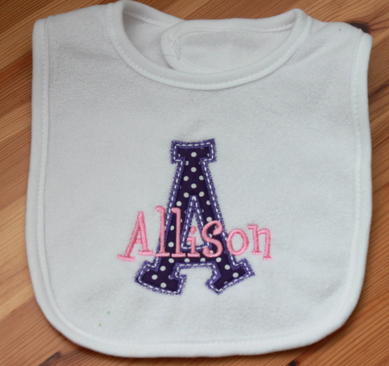 Baby Girl Golf Burp Cloth and Bib Set Baby Girl Personalized Etsy