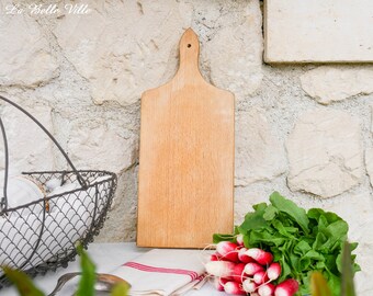 Vintage French kitchen cutting board – Old wooden chopping board - Bread board - Rustic cutting board - Kitchen decor