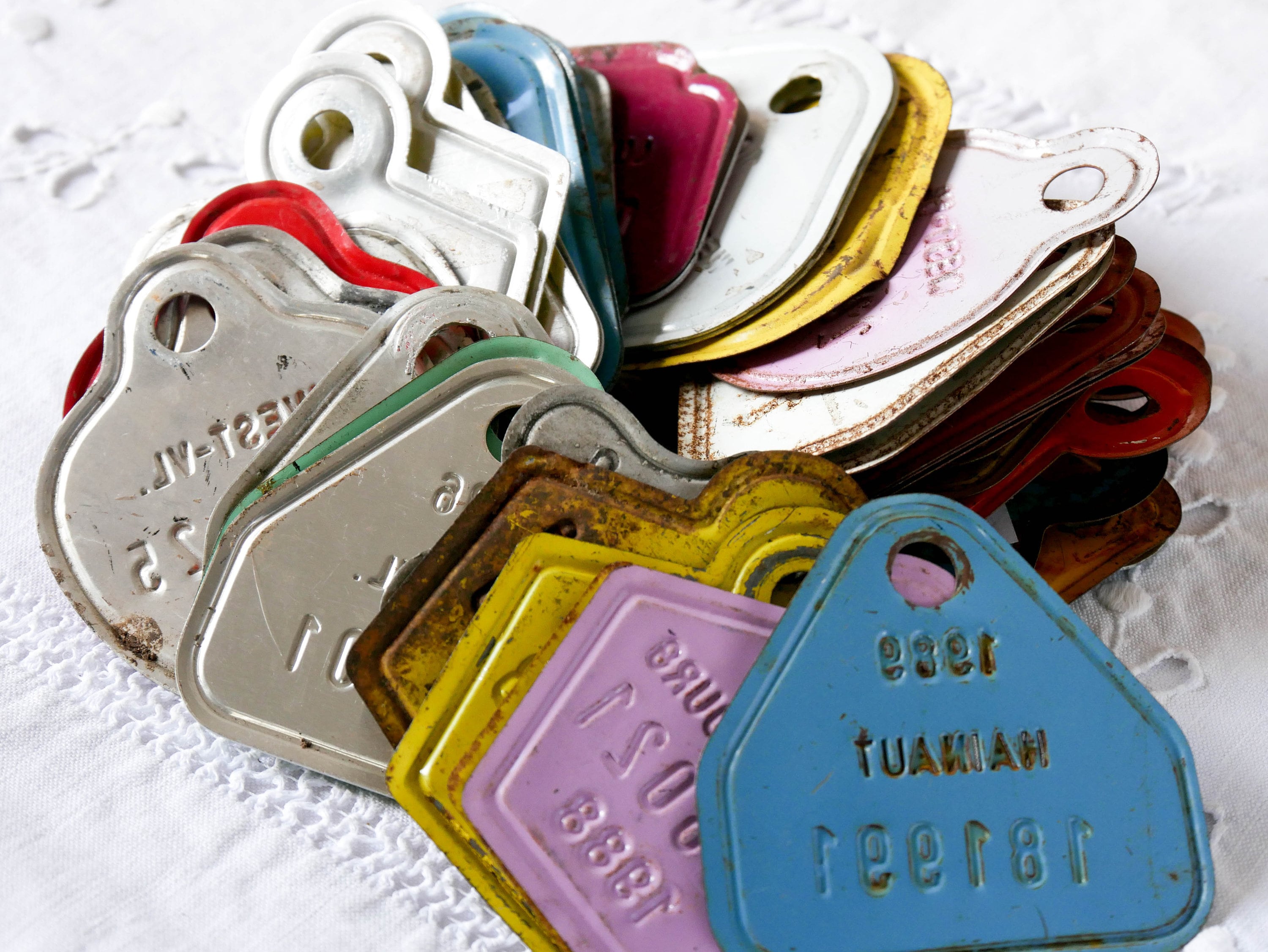 ヴィンテージ ベルギー バイク ナンバープレート - ヨーロッパ メタル