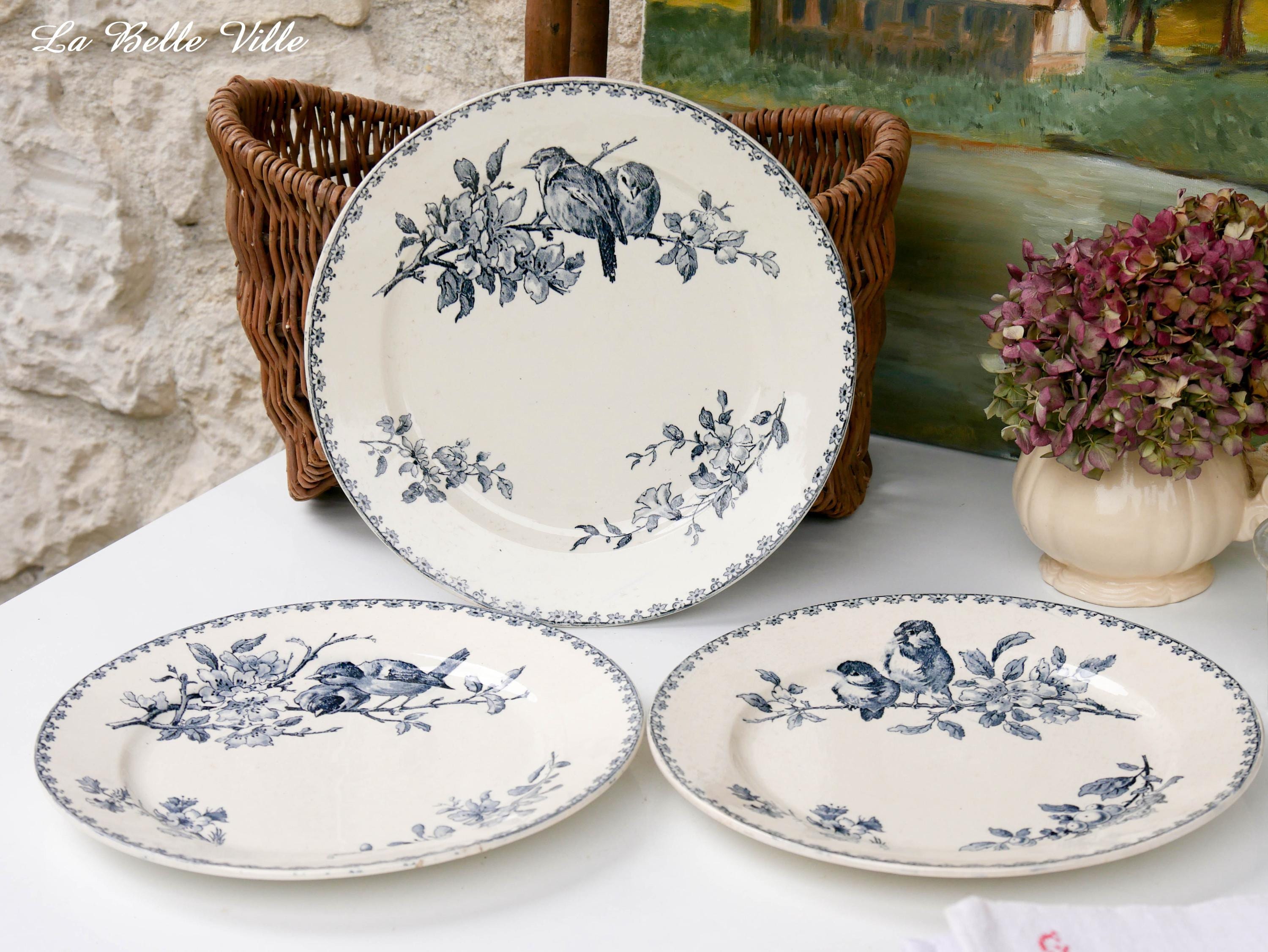 サルグミンヌのラヴィエ　鳥さん　FAVORI　２つセット！ Sarreguemines favori - Etsy 日本