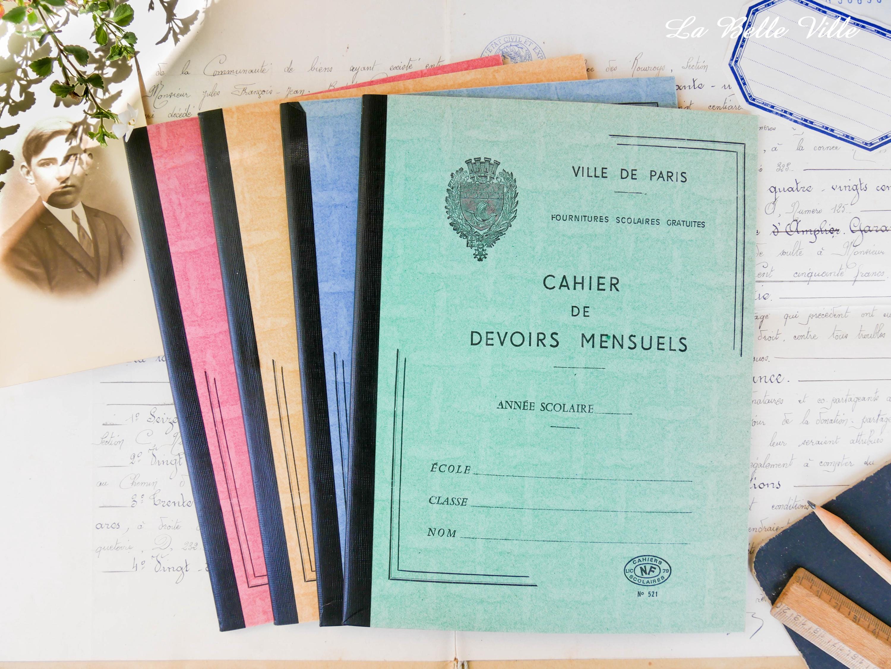 Très Ancien Cahier De Dessin D'écolier - France (Très Bon état, Vintage)
