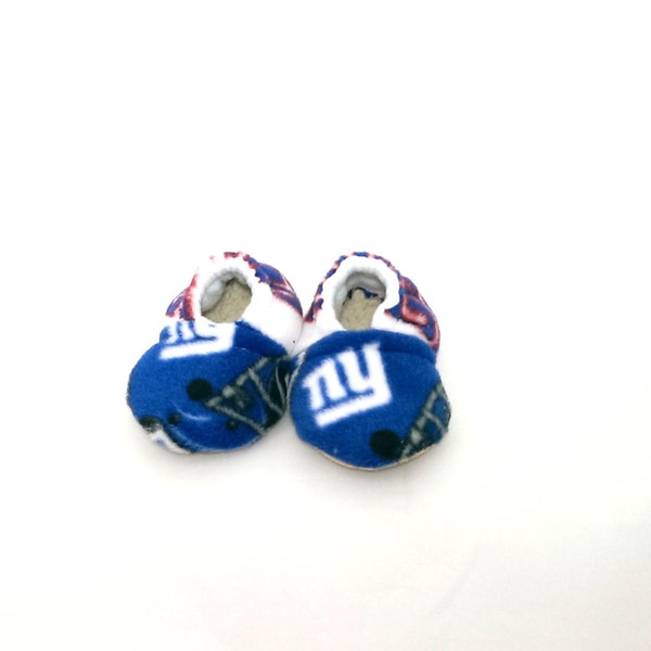 Sale! New York Giants Baby Shoe - Football Booties Ready to Ship!