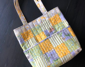 Soft Cotton Tote Bag - Subtle Floral Fabrics