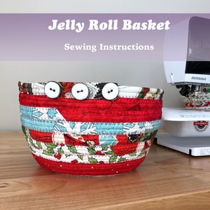 Jelly Roll Basket - Sewing Pattern