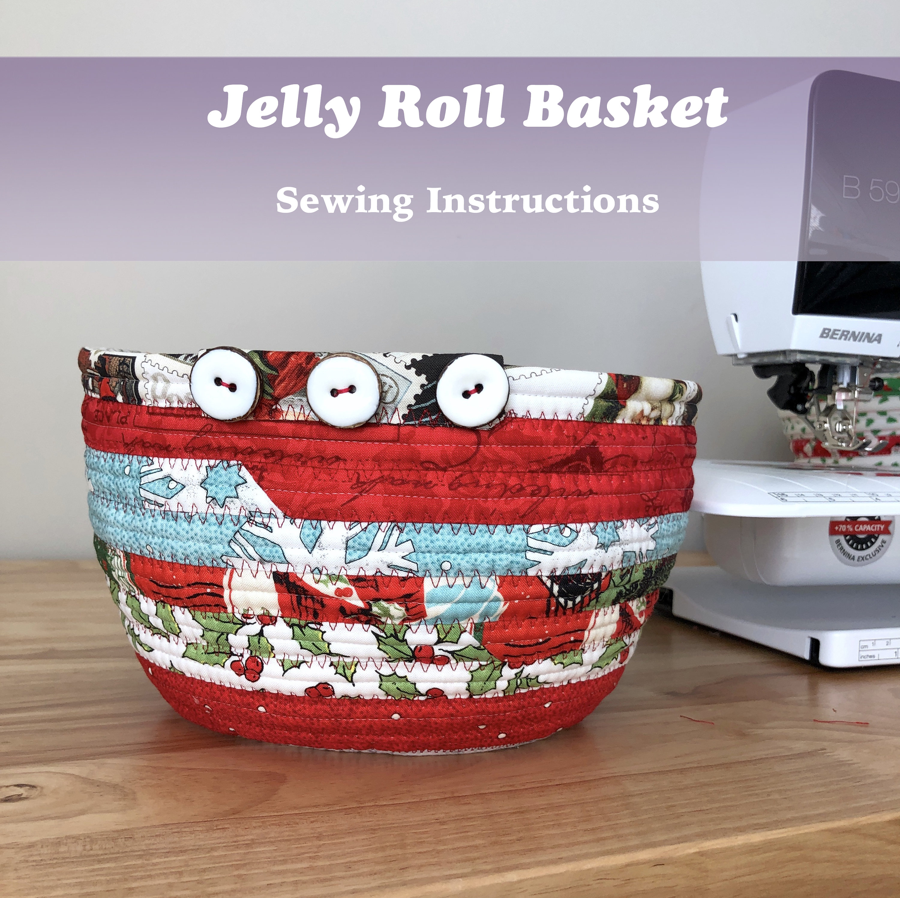 Jelly Roll Basket Sewing Pattern Etsy