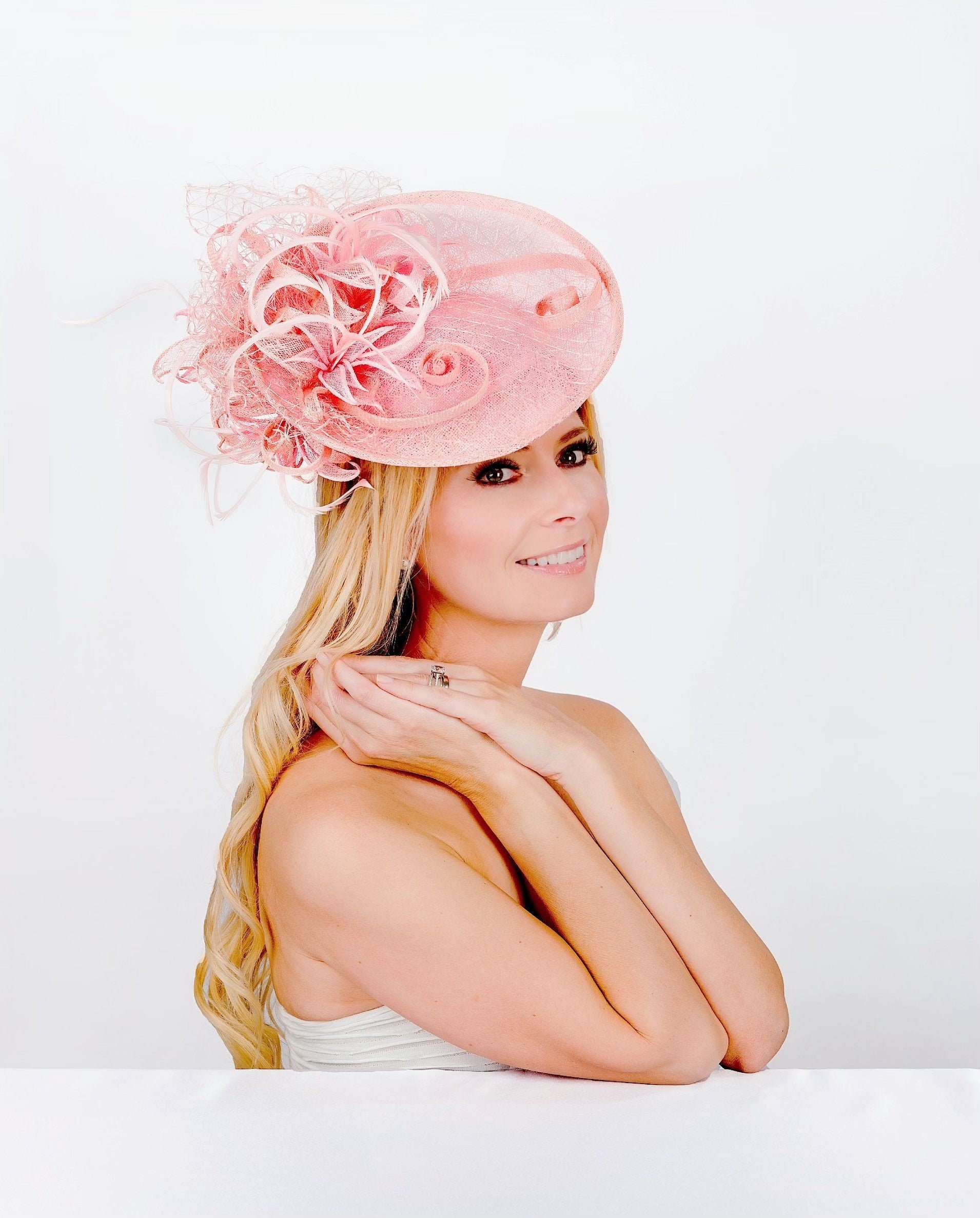 Kentucky Derby Fascinator. Pink Hat. Pink Fascinator. Derby  display picture 1
