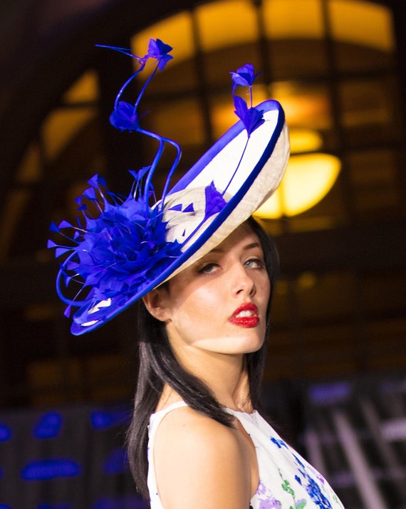 2018 Collection.designer Fascinator. Ivory Fascinator. Royal  display picture 3