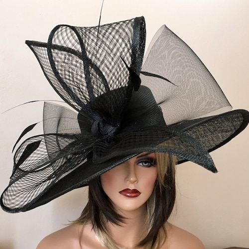 2017 Collection.black Wide Brim Hat Fashion Hat Kentucky | Etsy