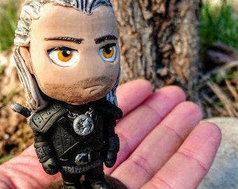 Tiny  Geralt of Rivia inspired from  "The witcher "