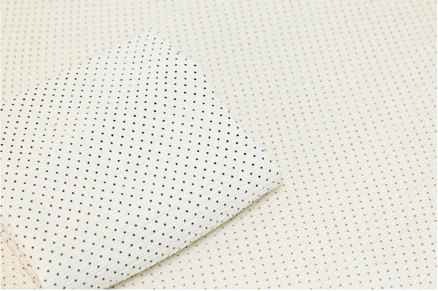 2 Mm Polka Dots Triple Gauze Wrinkled Cotton Gauze Fabric, Mini Dots