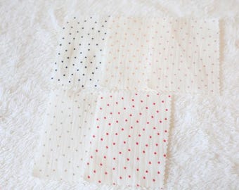 Muslin Mini Stars Soft Wrinkled Cotton Double Gauze Fabric, Quality Crinkled Gauze Fabric By the Yard