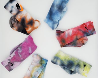 Tie Dye Nike Socks - Ice Dyed Everyday Plus Limited Colors Crew Socks | For Sneaker Addicts