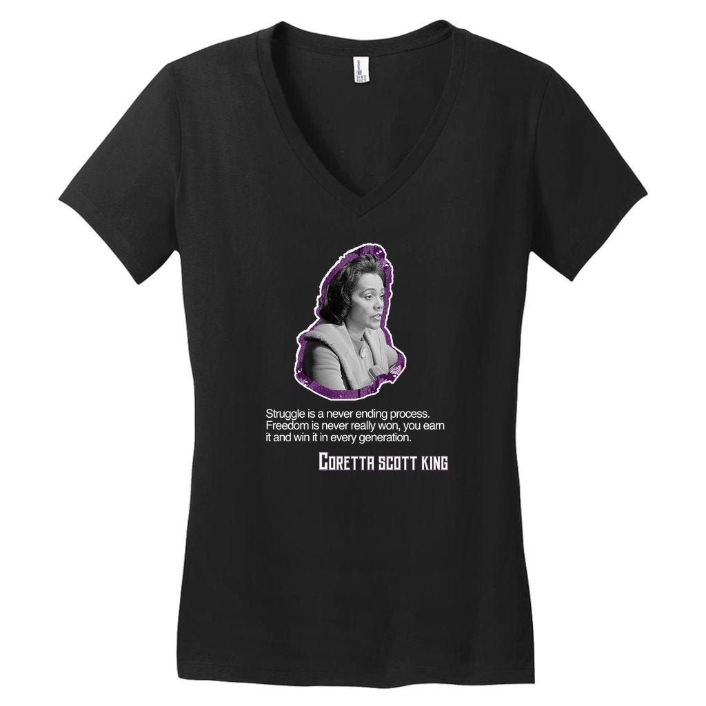Coretta Scott King Women's V-neck T 