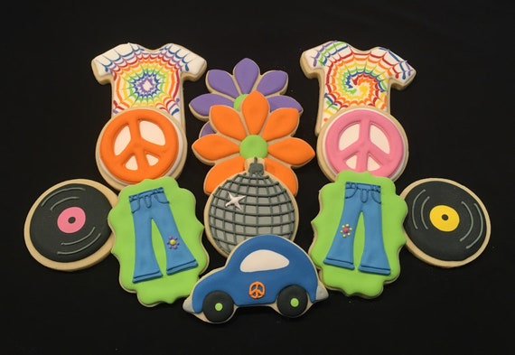 Hippie 70 S Inspired Sugar Cookies
