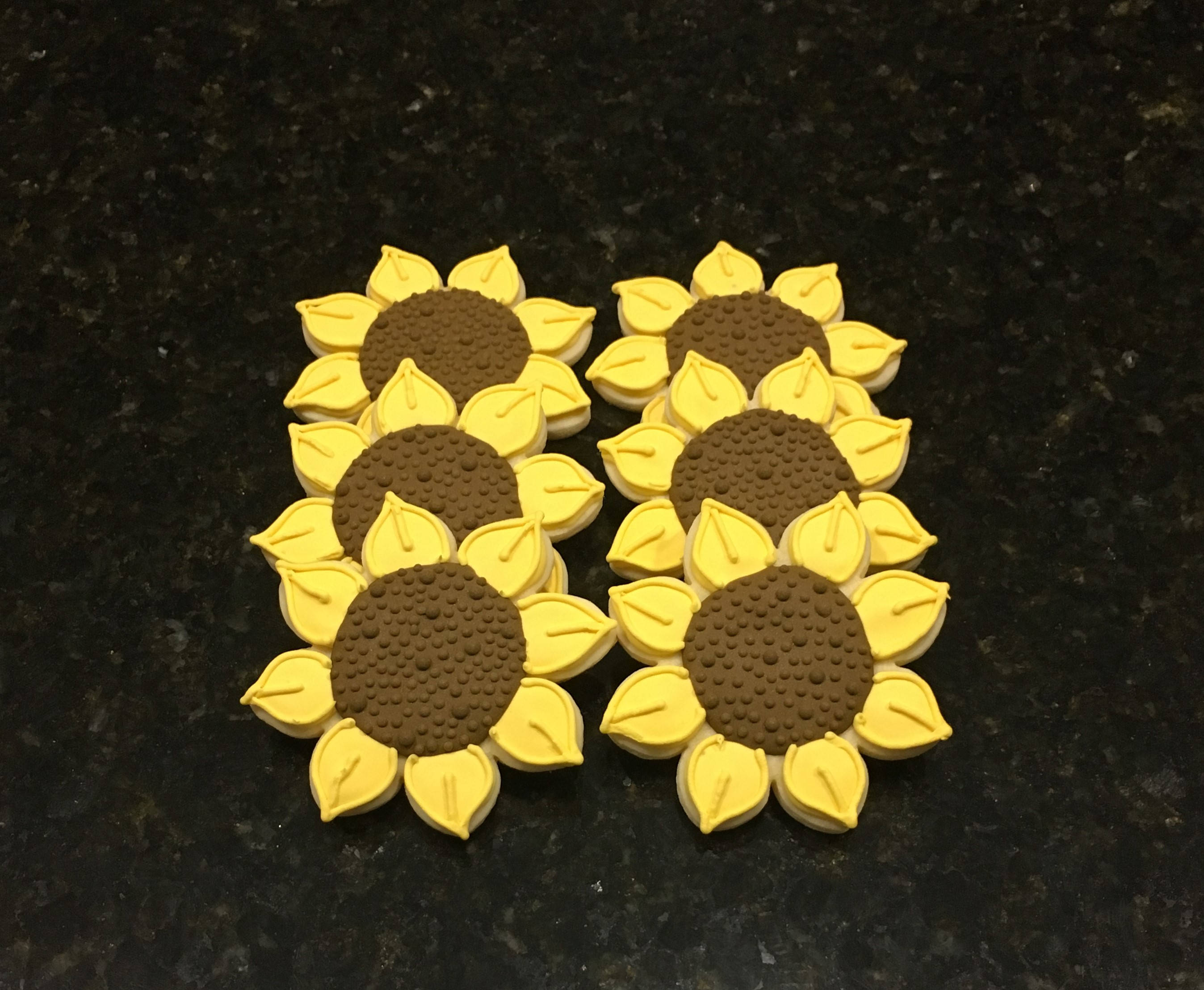 Sunflower Sugar Cookies Etsy