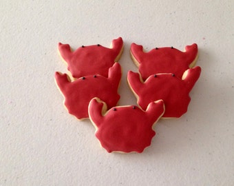 2 dozen Mini Crab Sugar Cookies