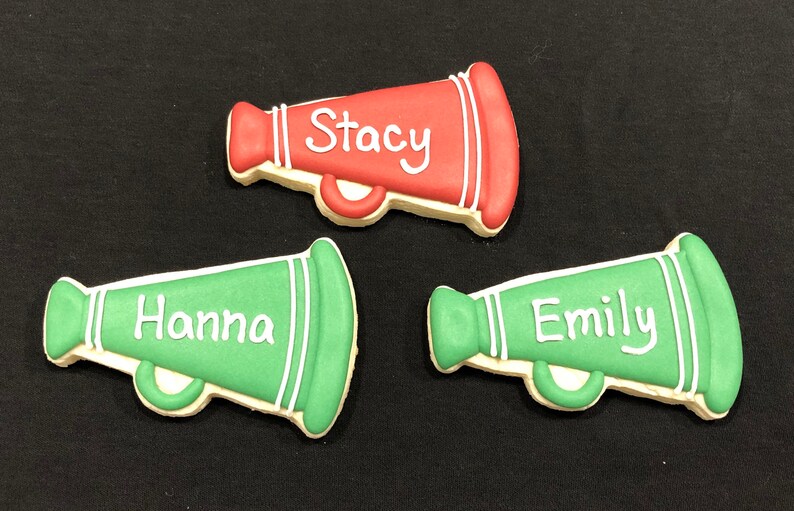 Megaphone/Cheering Sugar Cookies Please check availability Etsy