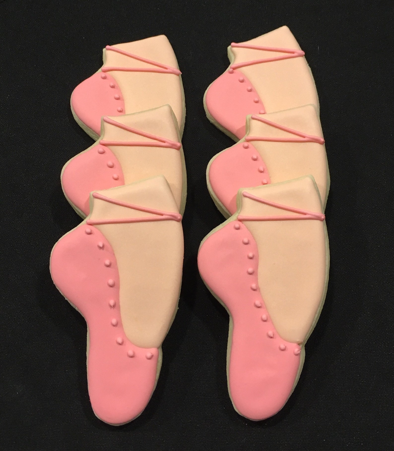 ballet slipper / ballerina sugar cookies