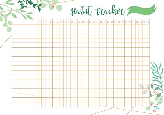 Large Kraft Bullet Journal Habit Tracker Stickers – Little Leaf Stationery