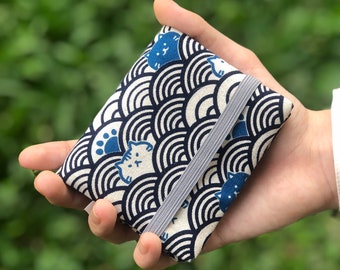 Japanese Paper Fabric wagami Wallet Kyoto 