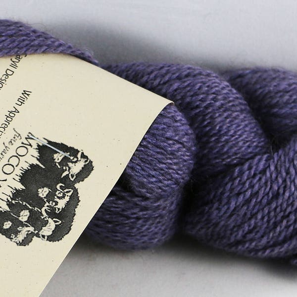 45/45/10 Qiviut-Merino-Silk Lavender Fingering weight, 220yds/oz, 1 ounce skein