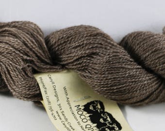 70/20/10 Qiviut-Merino-Silk, Natural Lace weight, 300yds/oz, 1 ounce skein