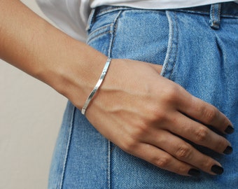 Flat snake chain bracelet, sterling silver 3mm herringbone bracelet, minimal jewellery, layering bracelet