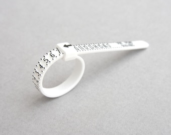 Adjustable Ring Sizer Gauge: US Sizes 1-19
