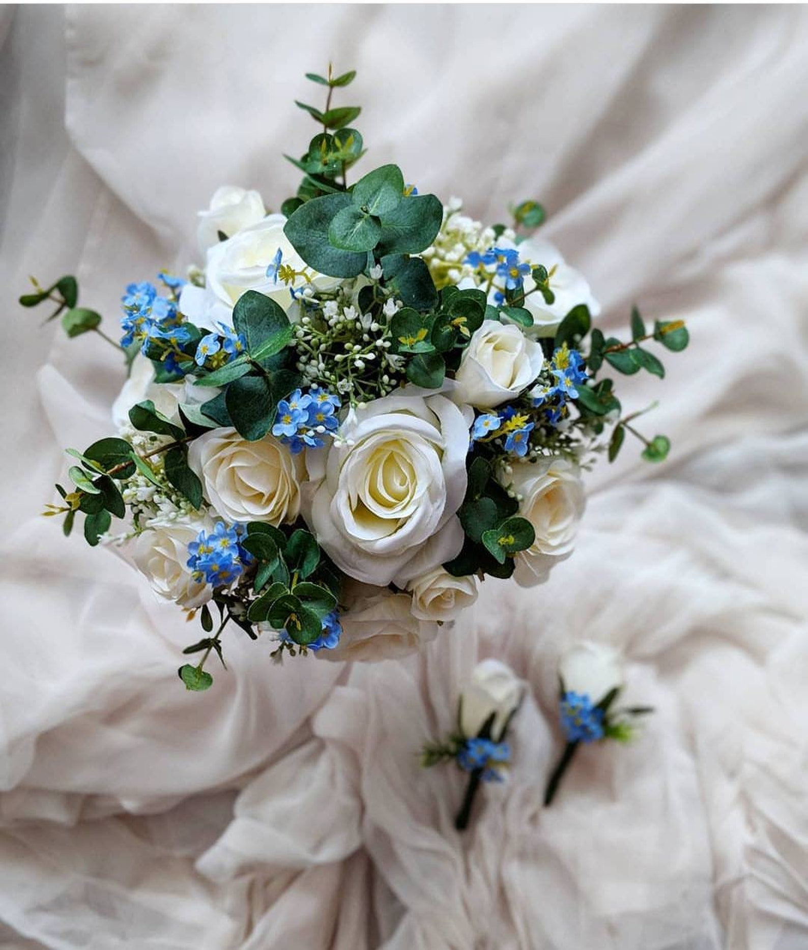 Me Not Wedding Bridal Bouquet Bridesmaids Bouquets Etsy UK