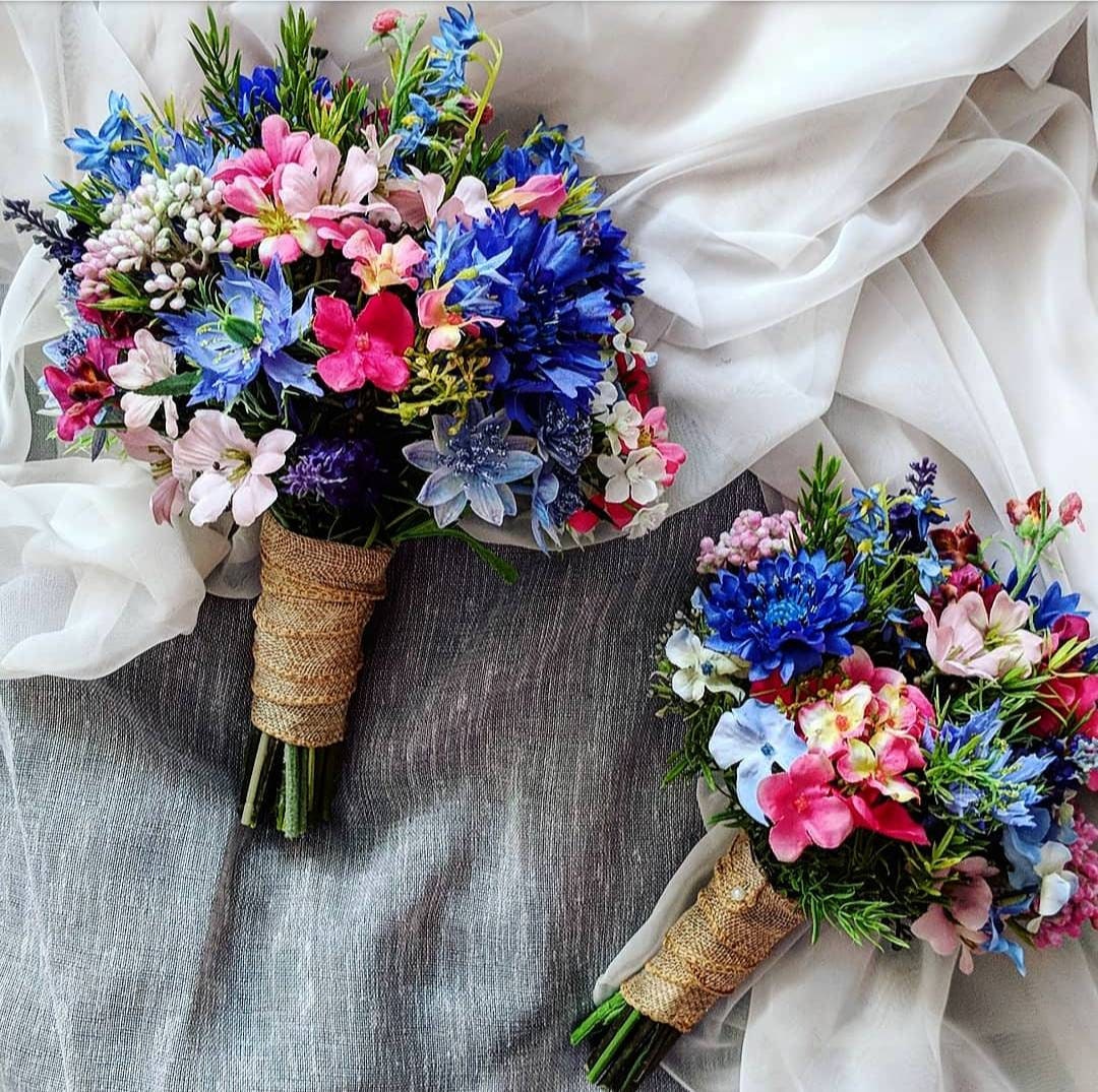 Rustic Wedding Wild Flowers Rustic Bridal Bouquet - Etsy UK